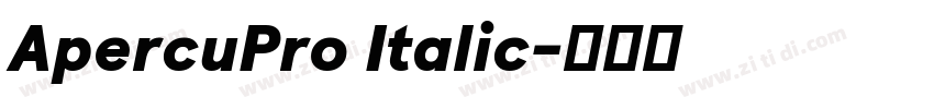 ApercuPro Italic字体转换